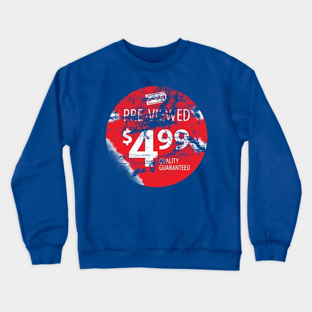 Previously Viewed Movies Crewneck Sweatshirt by Awesome AG Designs